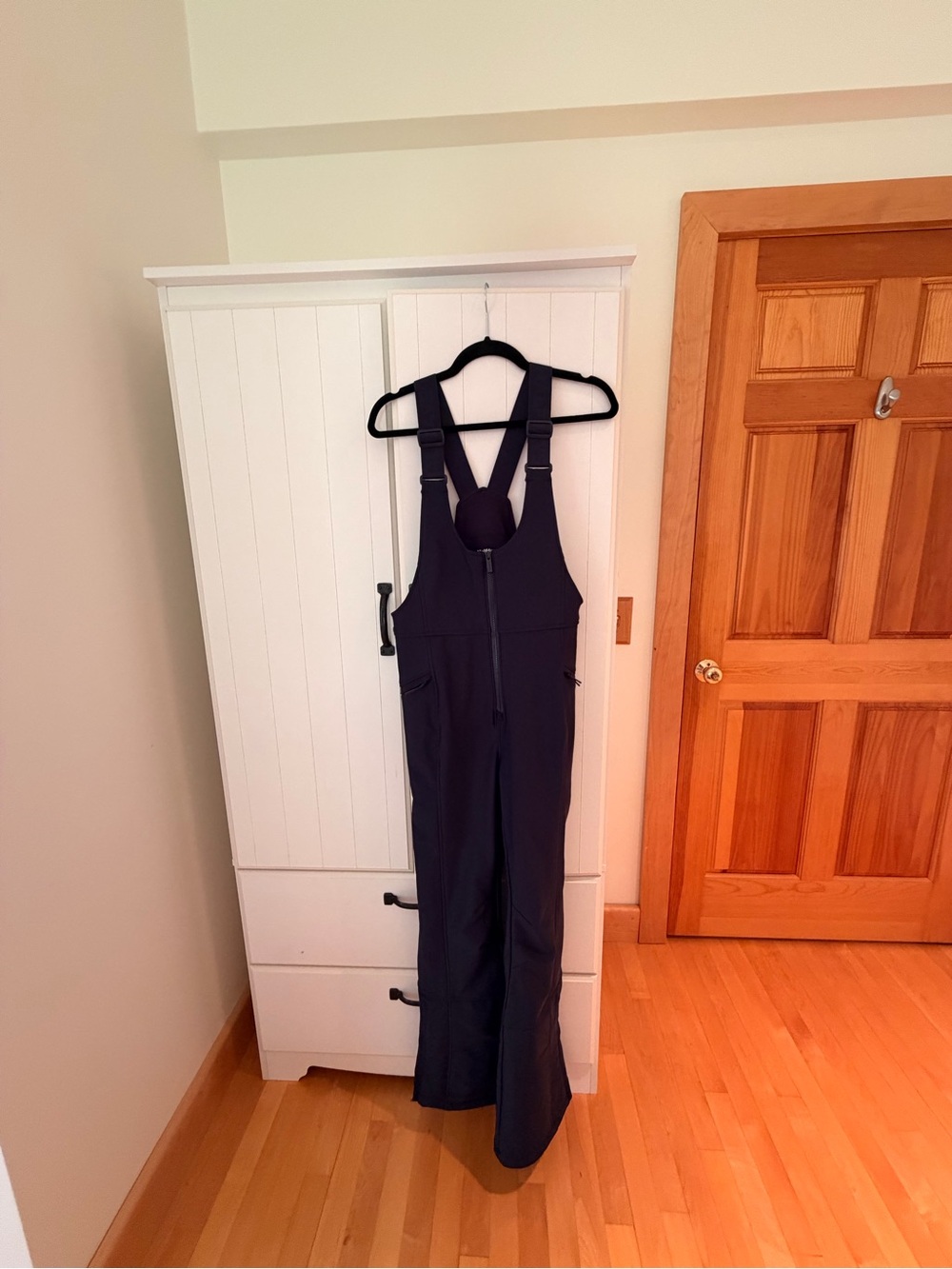 Halfdays Isabel Fitted Navy Ski Bib with Adjustable Straps